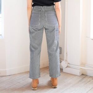 Painter Pants - Conductor Stripe size XL navy white railroad